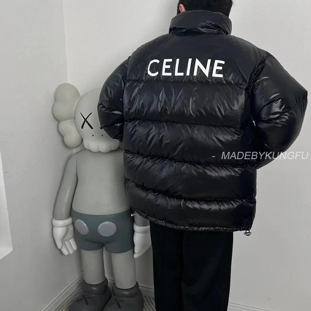 CELINE (by Hedi Slimane) Puffer Jacket in Light Nylon – Black (1)