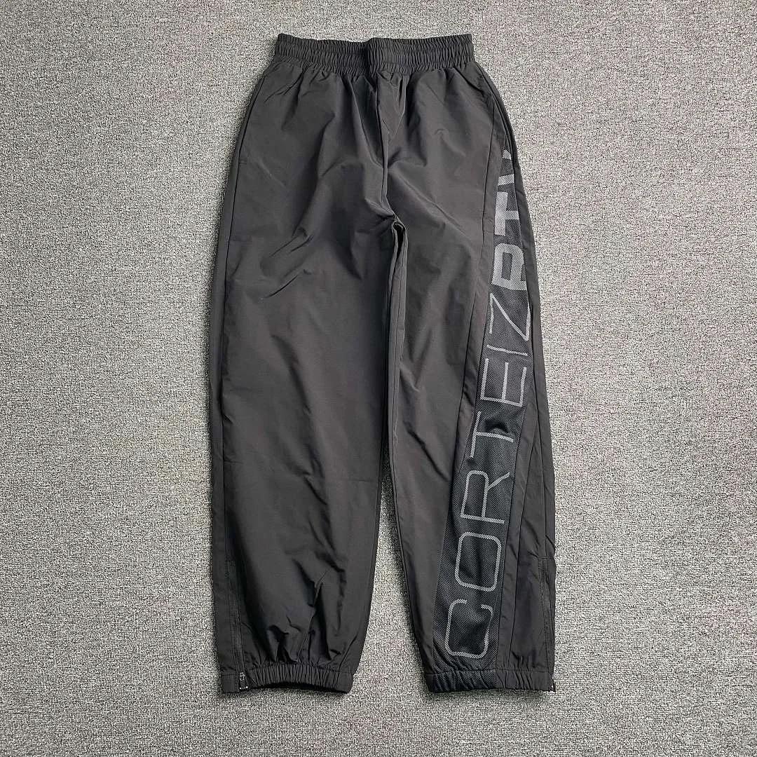 Corteiz - Pantalon Bias Panel Shuku, coloris Black, vue 3