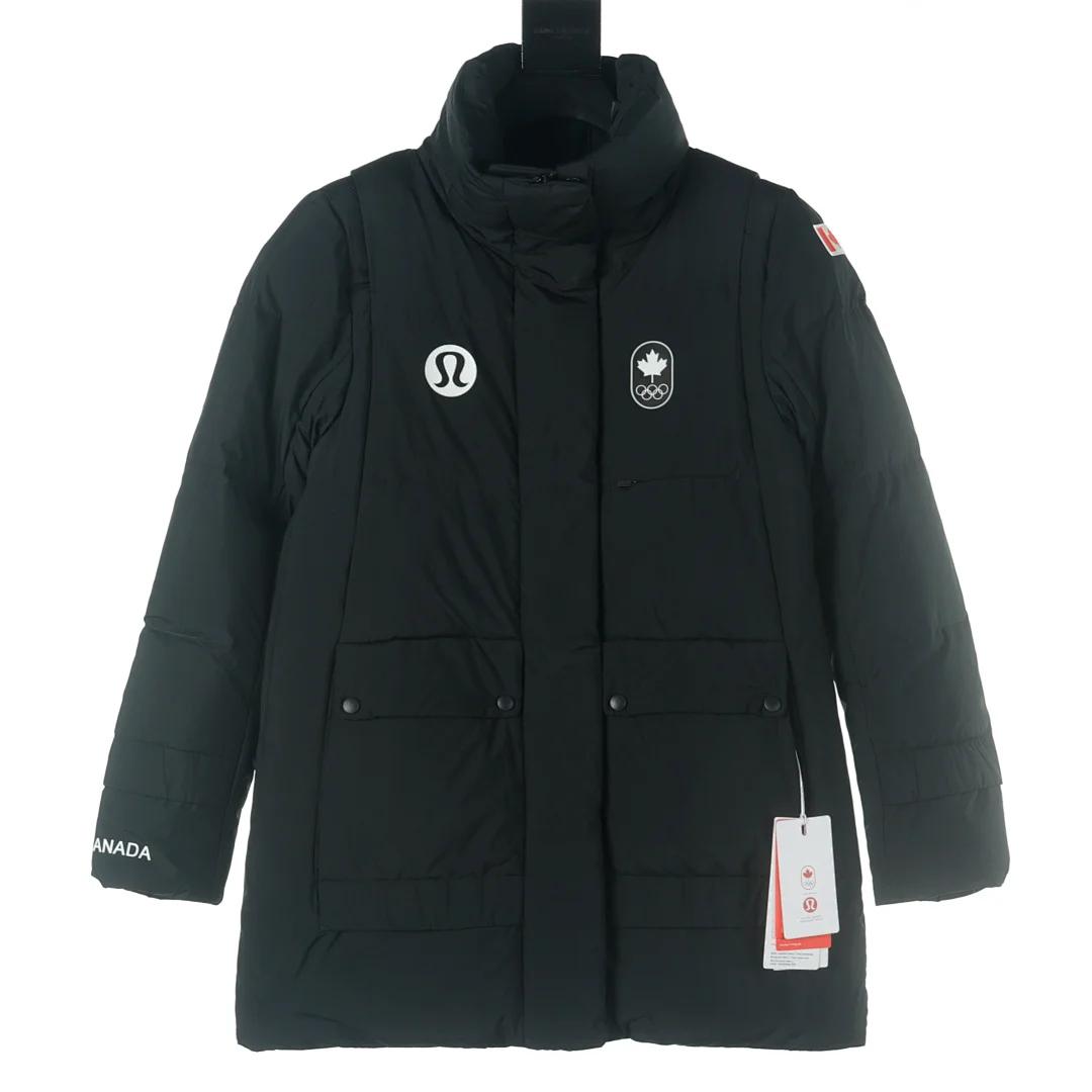 lululemon Athletica Team Canada 22 Women's Down Jacket *COC Logo (Doudoune officielle de l'équipe olympique canadienne pour les Jeux d'hiver, coloris Black