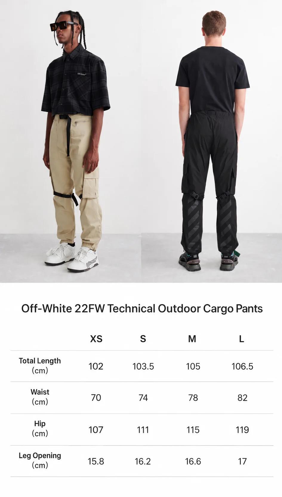 Off-White - Pantalon cargo en coton Diag Tab / Pantalon cargo à fermeture à boucle Farfetch, coloris Beige, vue 2