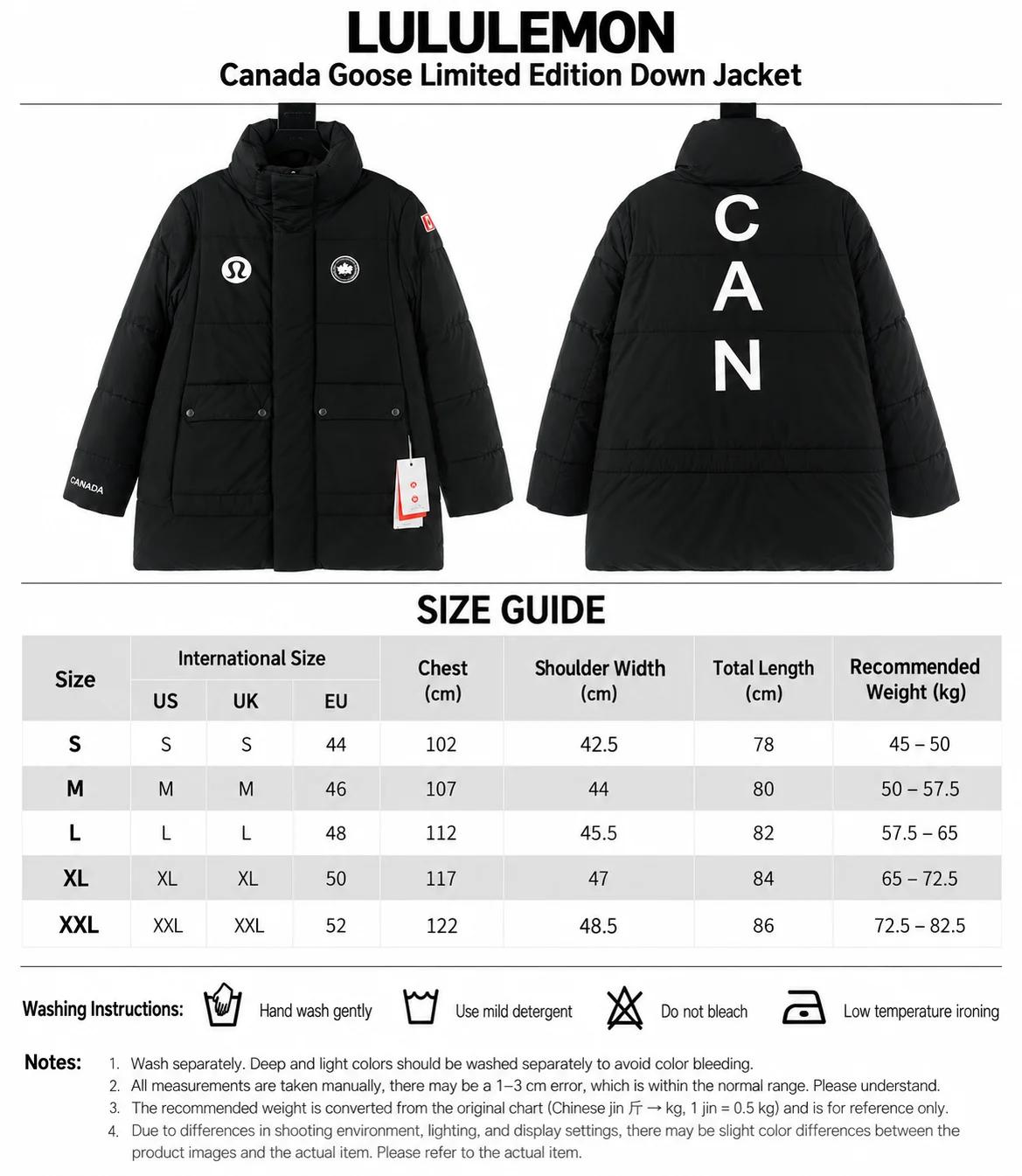 lululemon Athletica Team Canada 22 Women's Down Jacket *COC Logo (Doudoune officielle de l'équipe olympique canadienne pour les Jeux d'hiver, coloris Black, vue 2