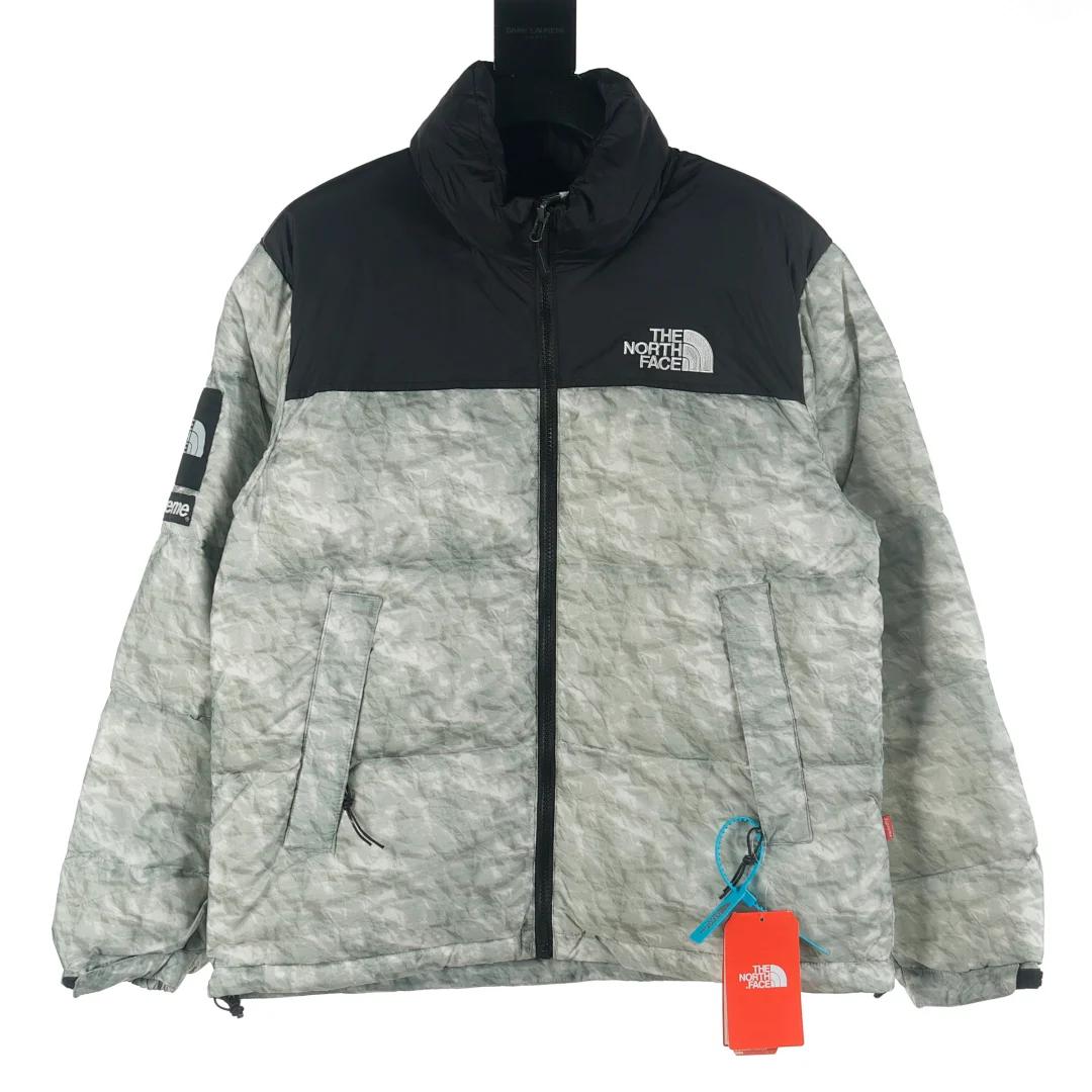 Supreme x The North Face Paper Print Nuptse Jacket