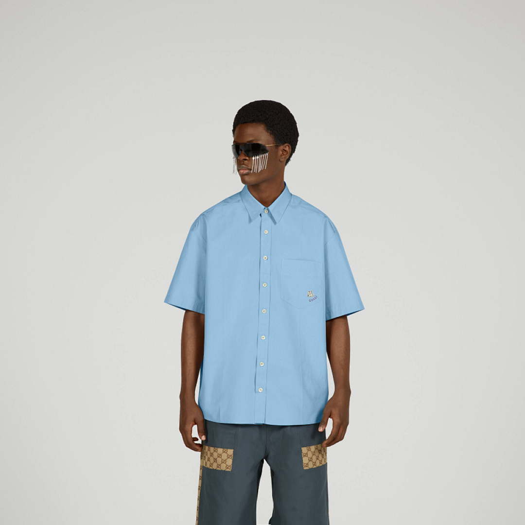 Gucci GU Small Label (Blue) - Image 9