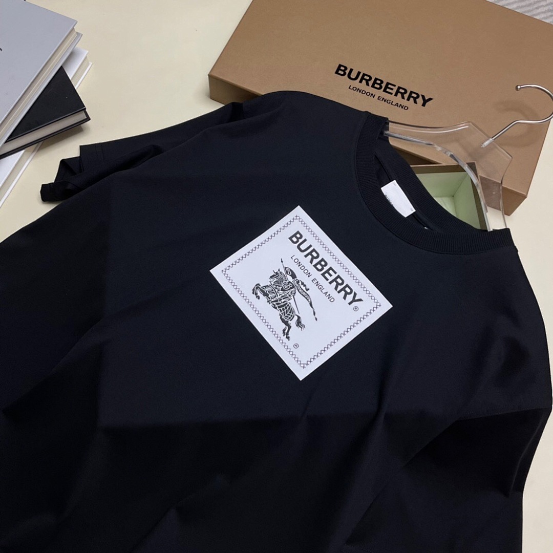 Burberry Short Sleeve (Black) - Image 7