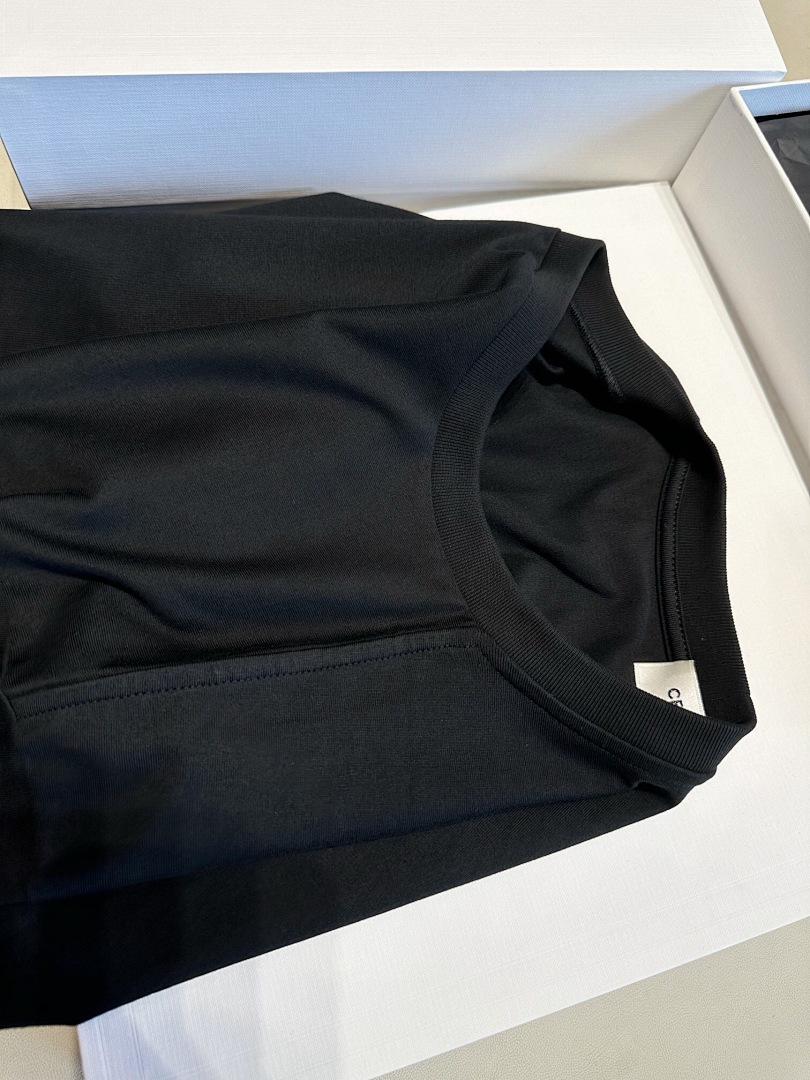 Celine C Small Short Sleeve (Black) - Image 8