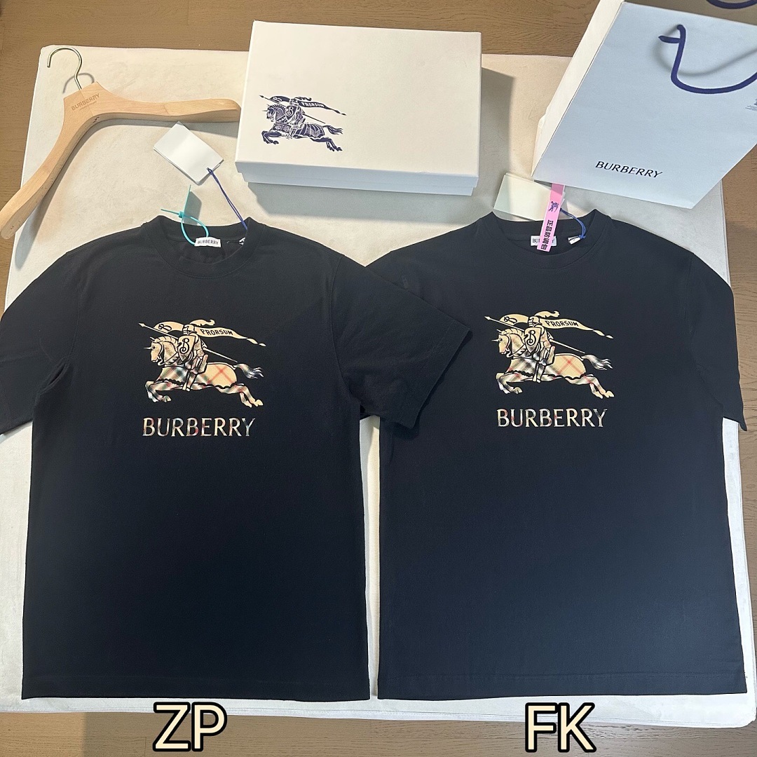 Burberry Plaid Print T - Image 7