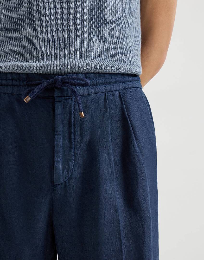 Unbranded Linen Long (Dark Blue) - Image 17
