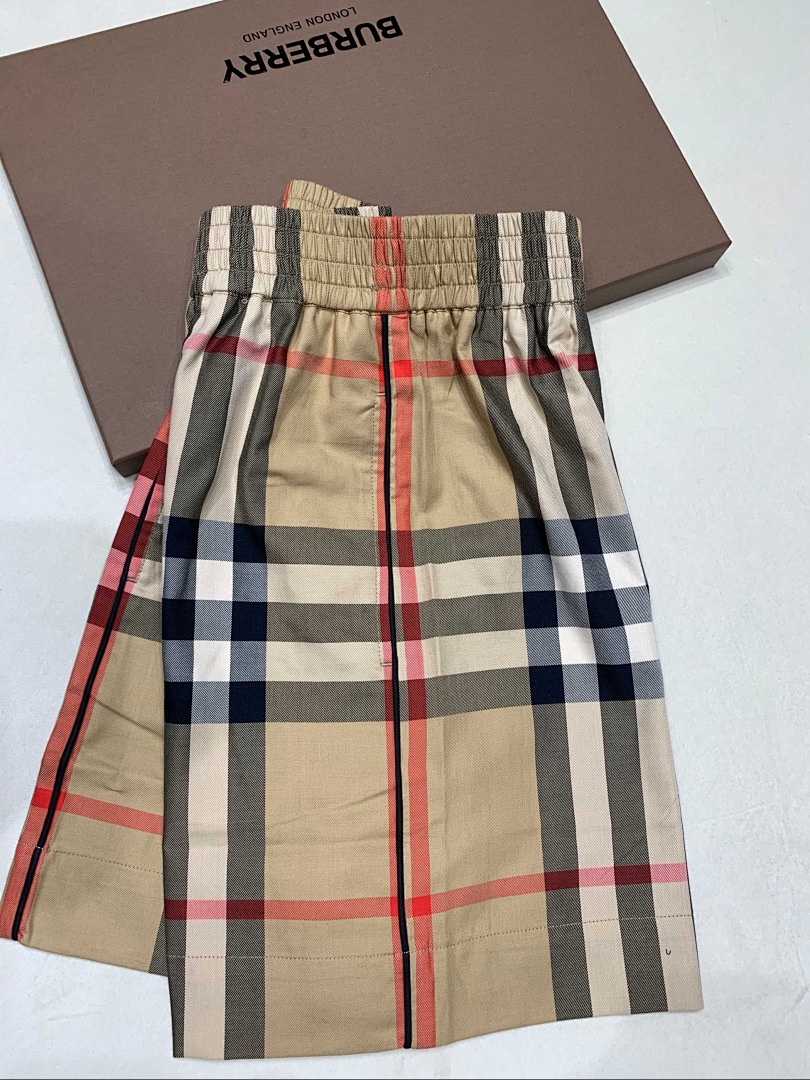 Burberry R Plaid Cotton Short (Women) - Image 4