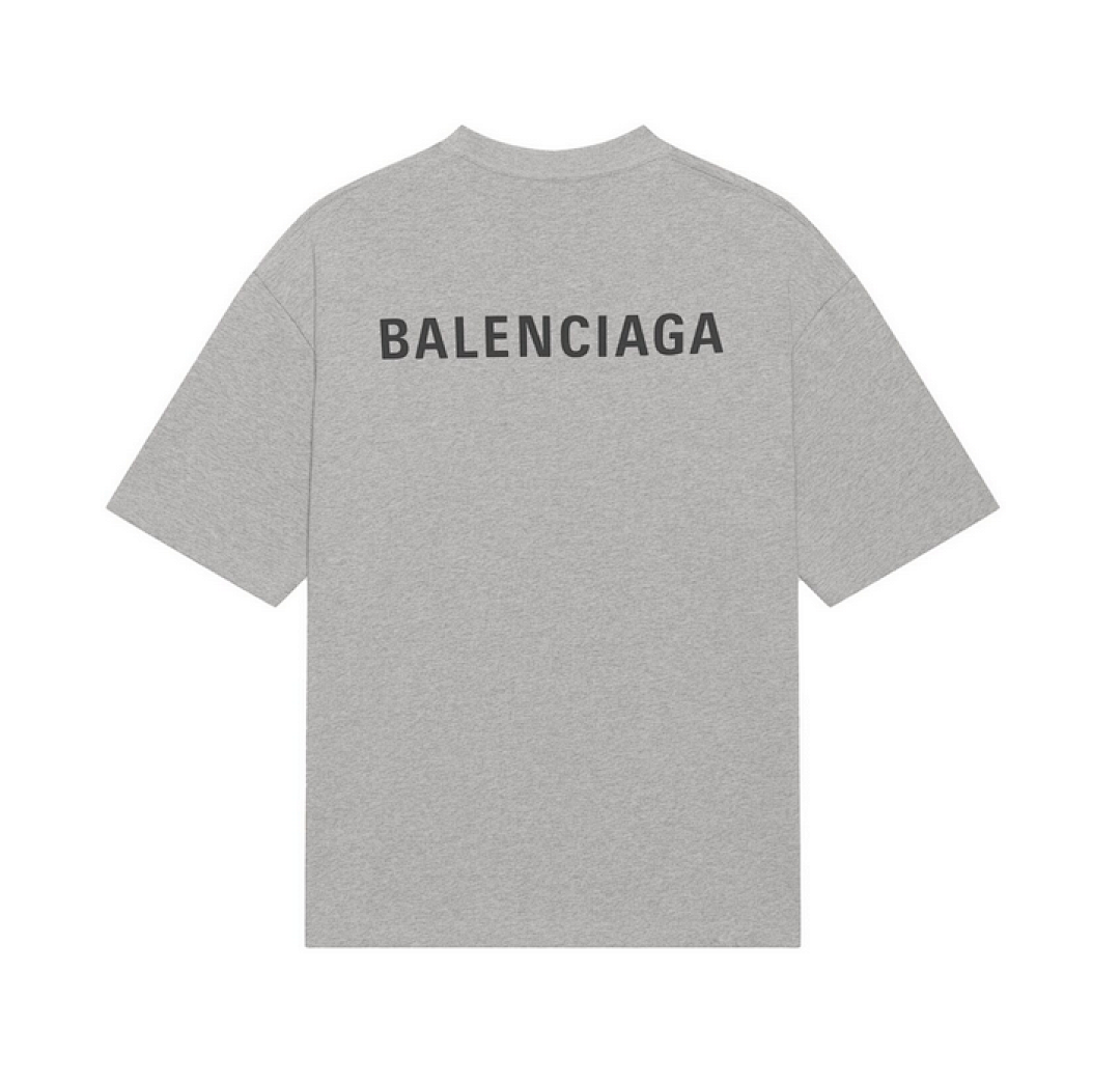 Balenciaga Print Short Sleeve (Grey)