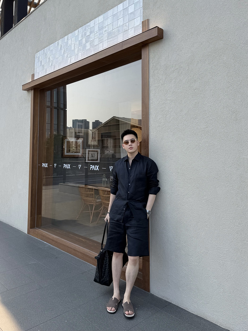 Unbranded Navy Linen Short - Image 18