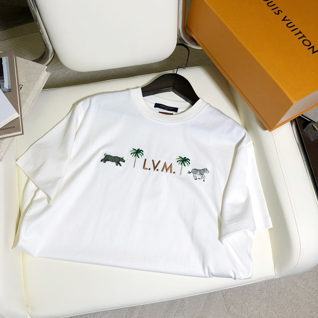 Unbranded Strap Embroidered T (White) - Image 6