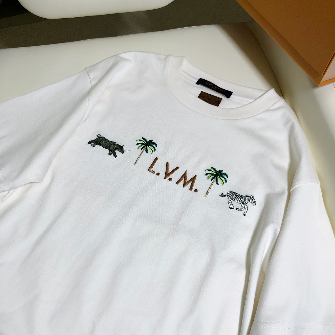 Unbranded Strap Embroidered T (White) - Image 9