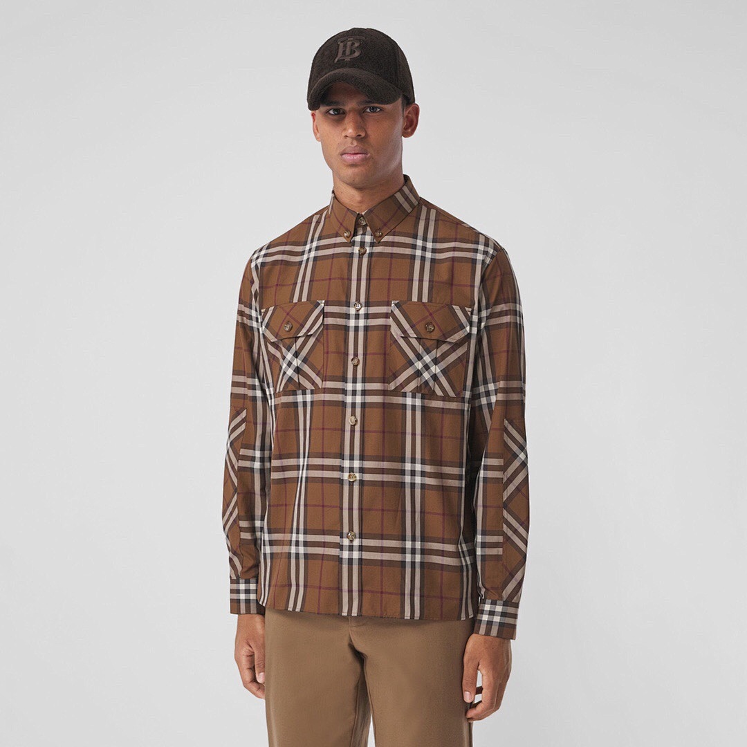 Burberry BR Stitching Plaid - Image 14