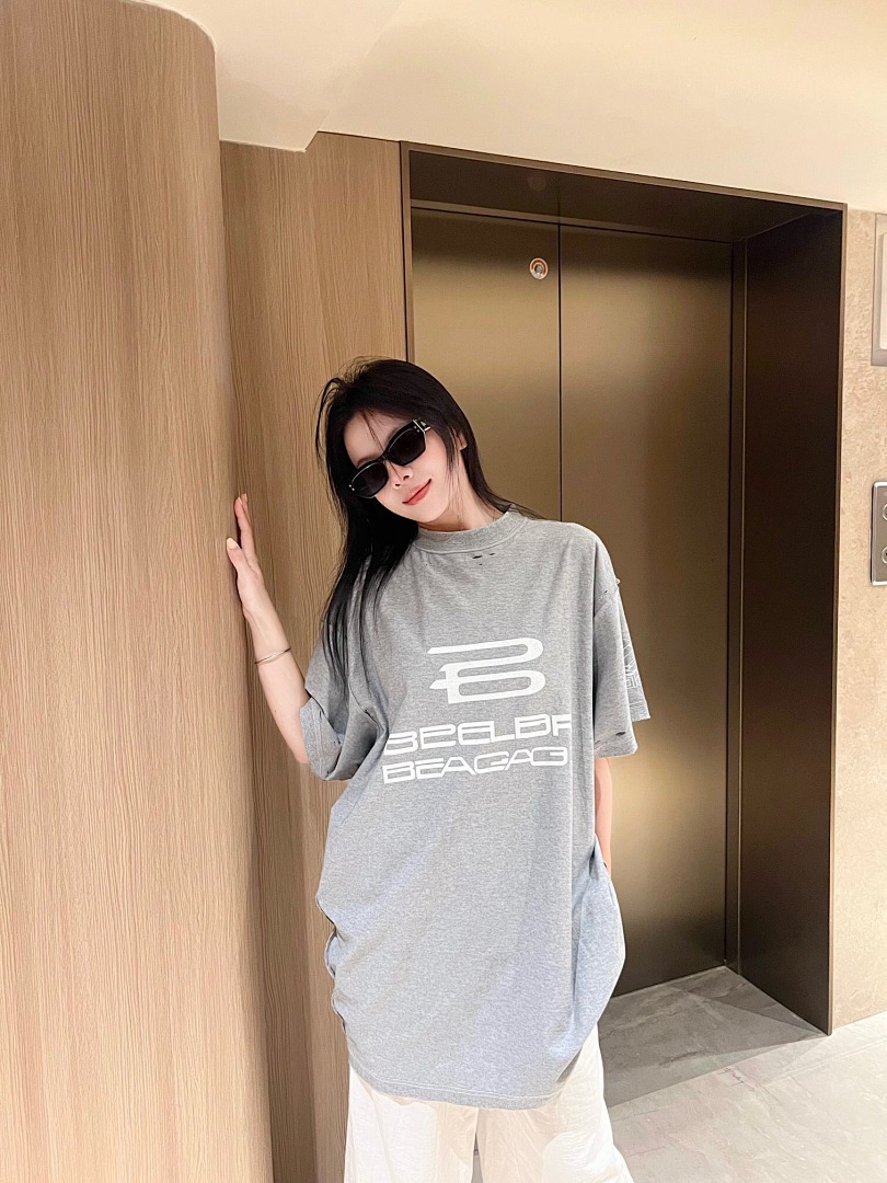 Balenciaga AI Short Sleeve (Grey) - Image 20