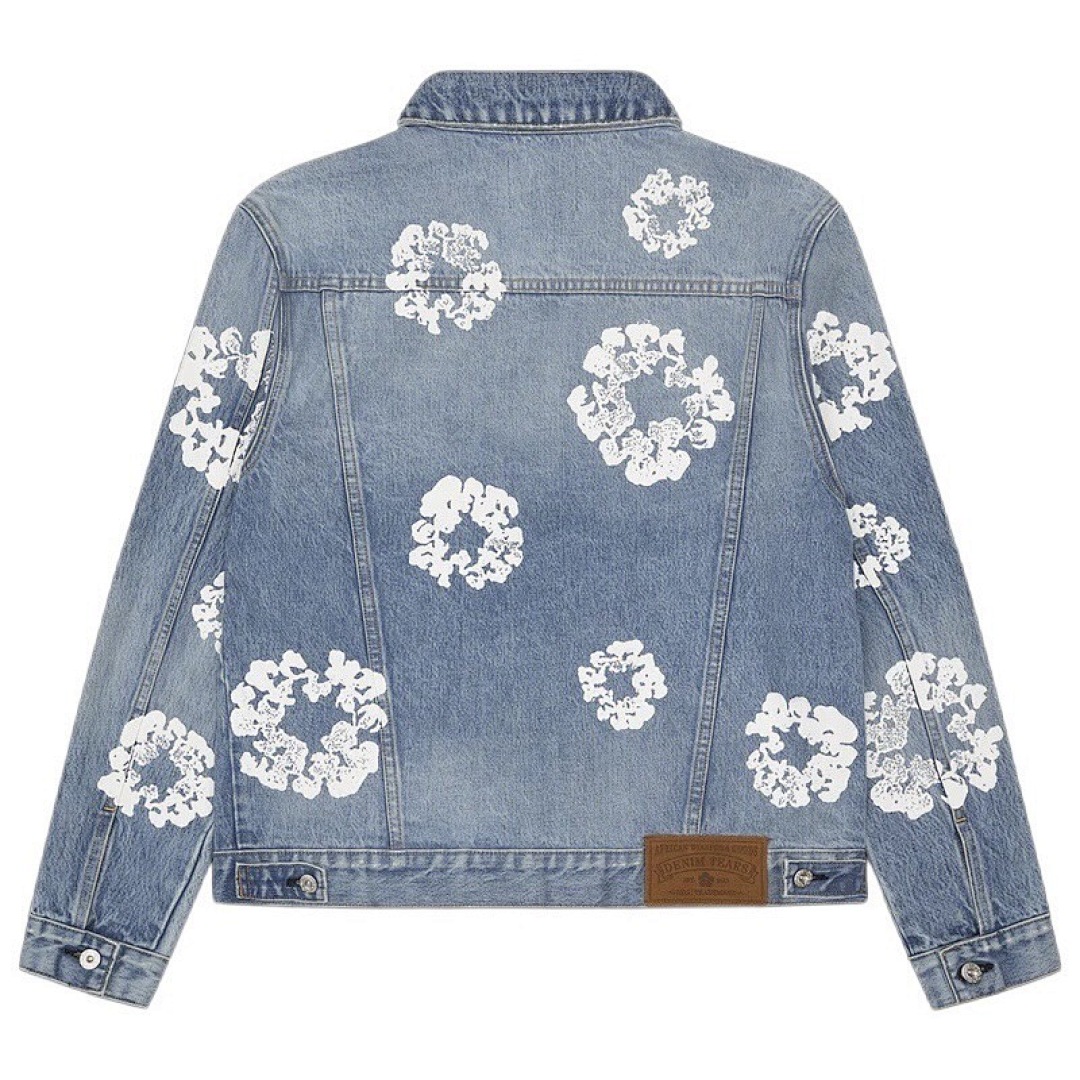 Unbranded Denim Cotton Floral (Blue) - Image 2