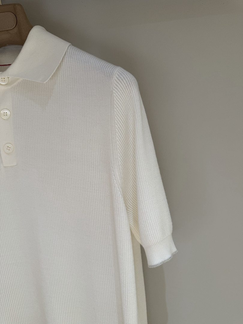 Ralph Lauren White Solid POLO - Image 6
