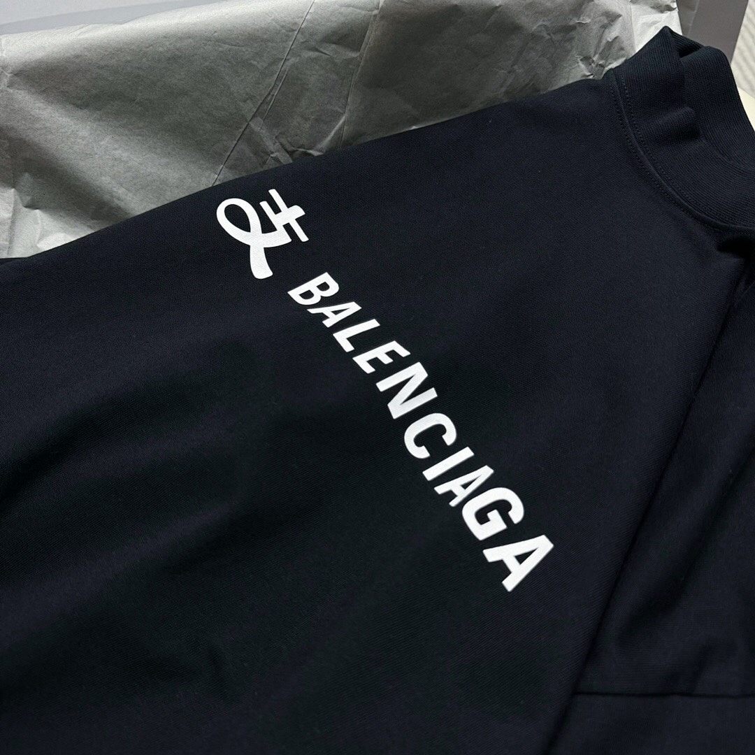 Balenciaga Collab Short Sleeve (Black) - Image 8