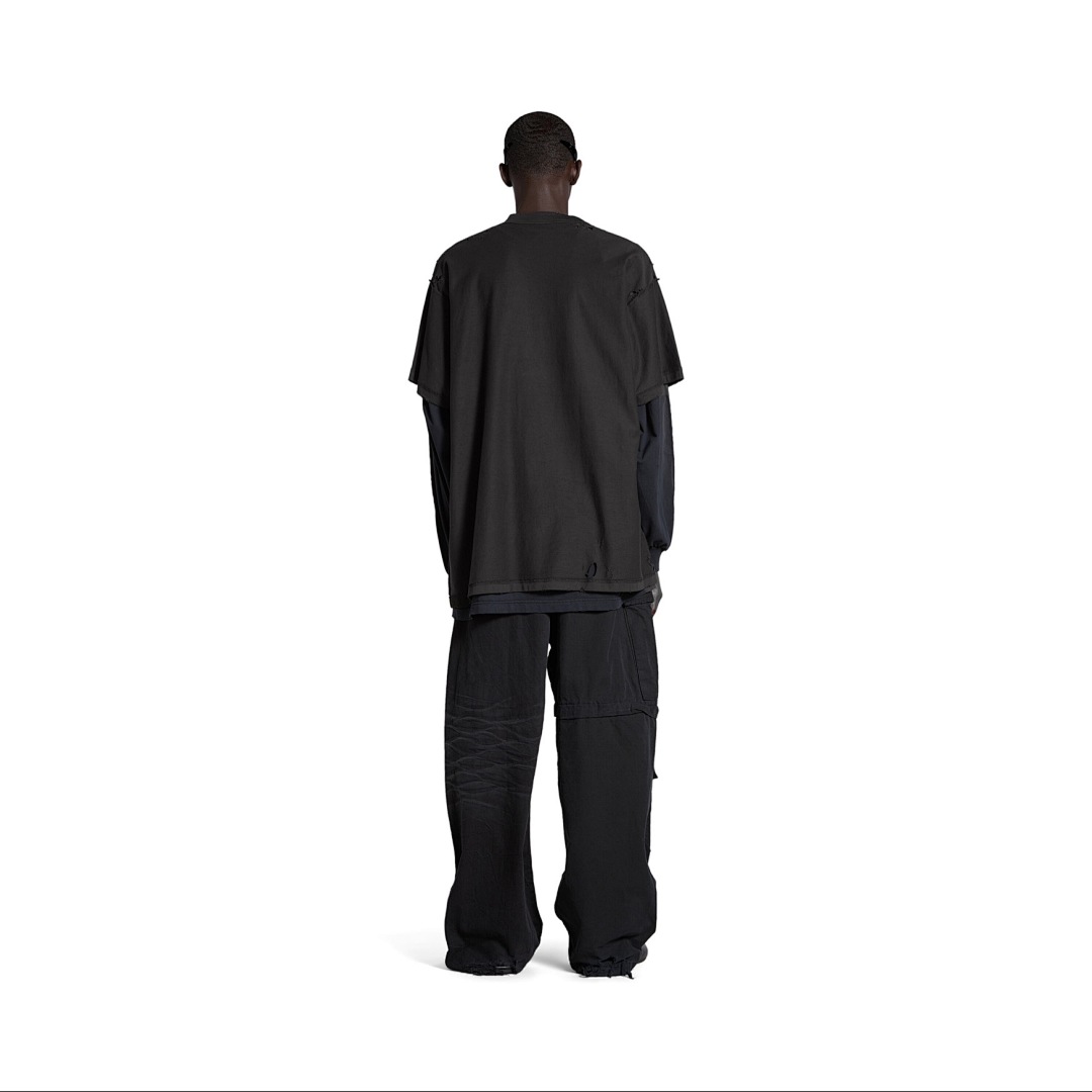 Balenciaga City Print Short Sleeve (Black) - Image 16