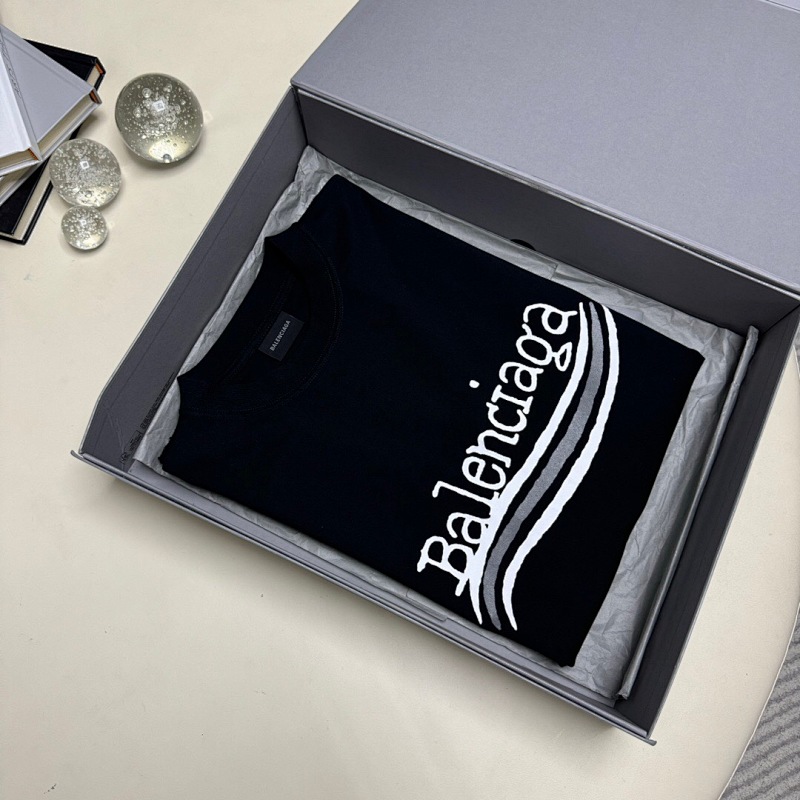 Balenciaga Print Short Sleeve (Black)