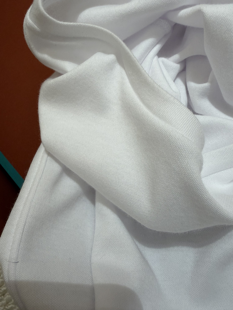Unbranded Tremezz0 Solid Cotton Short Sleeve (White) - Image 5
