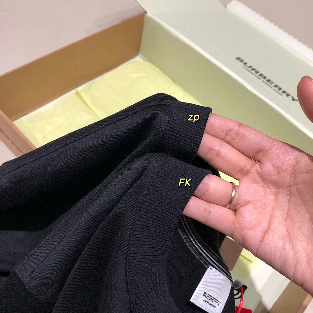 Burberry BU Small Label Short Sleeve (Black) - Image 11