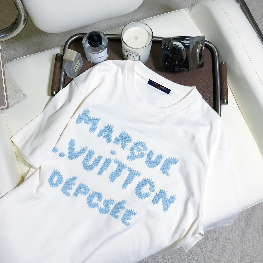 Unbranded Fleece Embroidered T (White) - Image 4