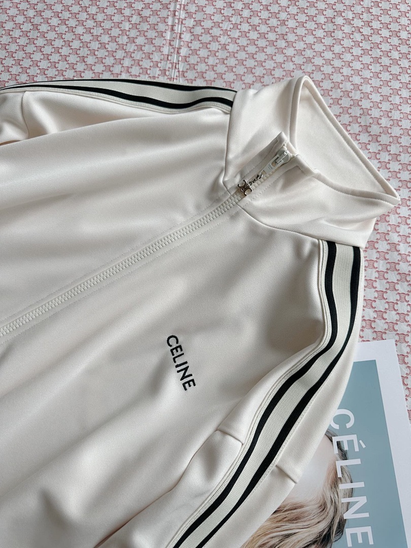 Celine C White Striped - Image 3