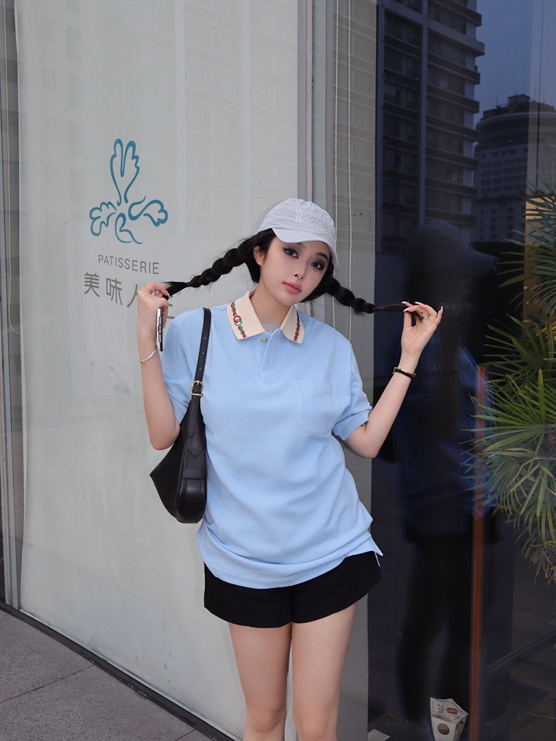 Ralph Lauren Light Blue Linen Floral POLO - Image 14