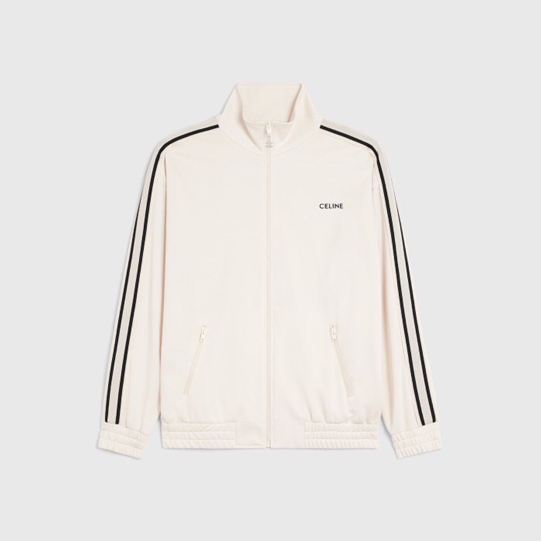 Celine C White Striped