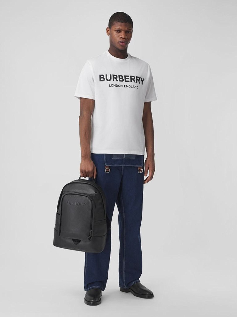 Burberry BR Print Short Sleeve (White) - Image 11