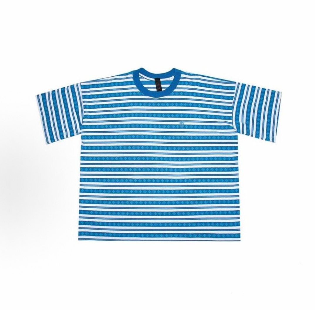 Unbranded Embroidered Short Sleeve (Blue)