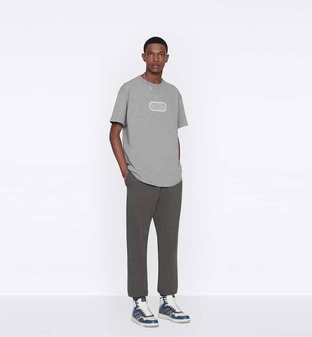 Unbranded CD Embroidered Short Sleeve (Grey) - Image 11
