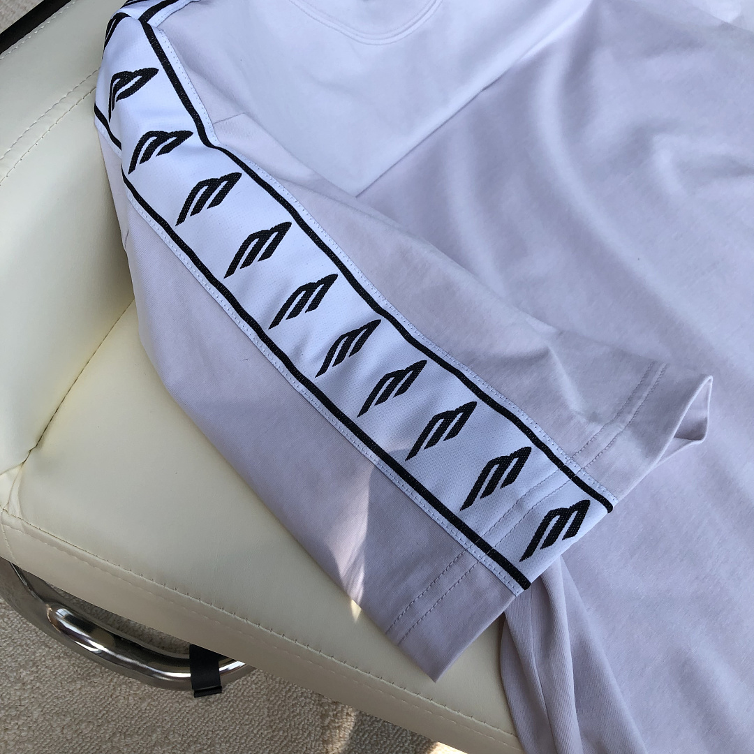Balenciaga Strap T (Grey White) - Image 8