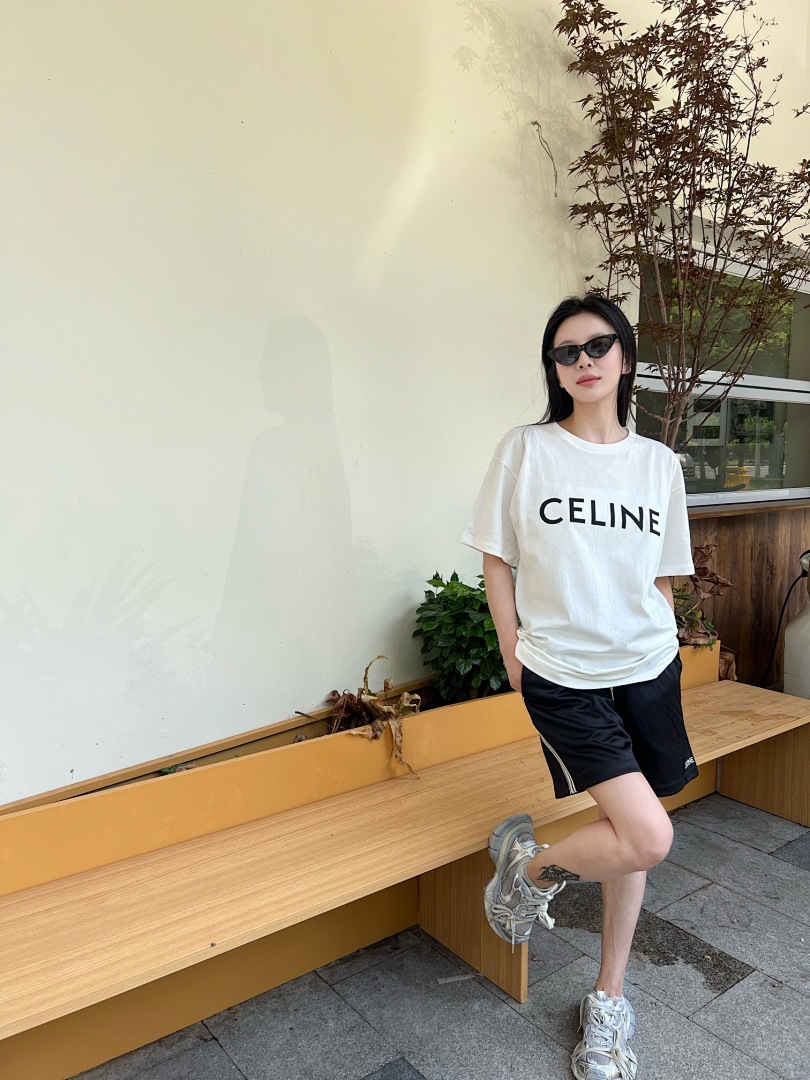 Celine C Strap Embroidered Short - Image 20