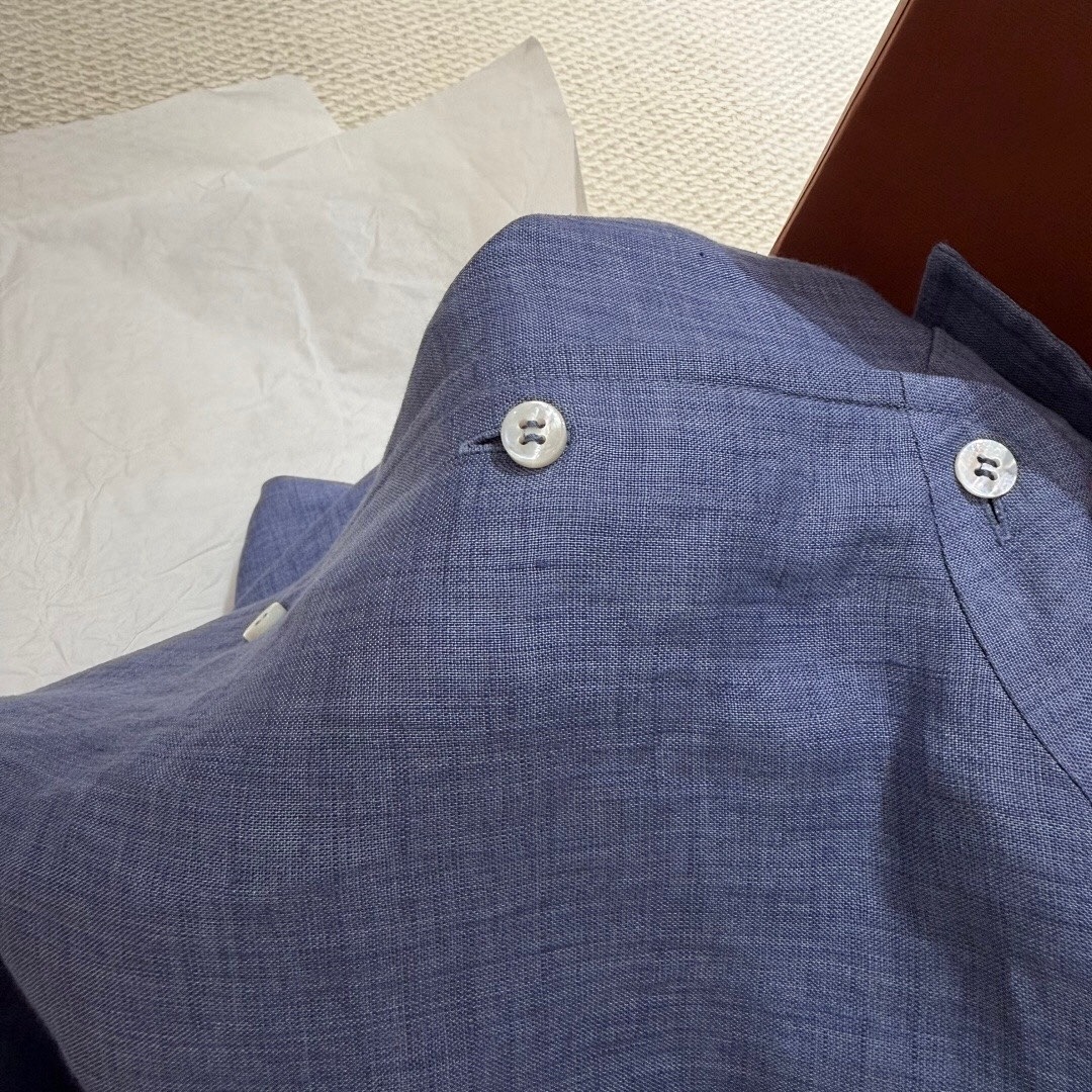 Unbranded Linen (Blue) - Image 9
