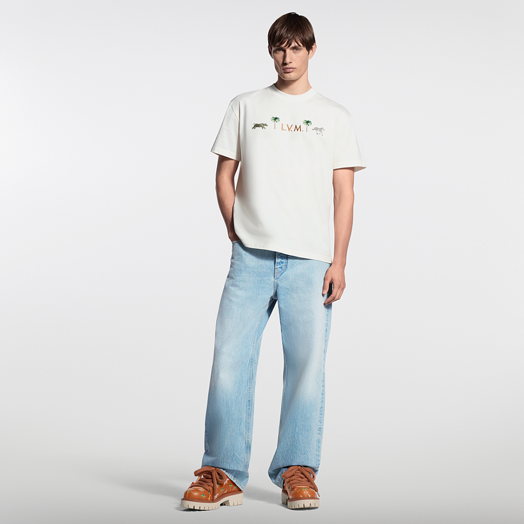 Unbranded Strap Embroidered T (White) - Image 15