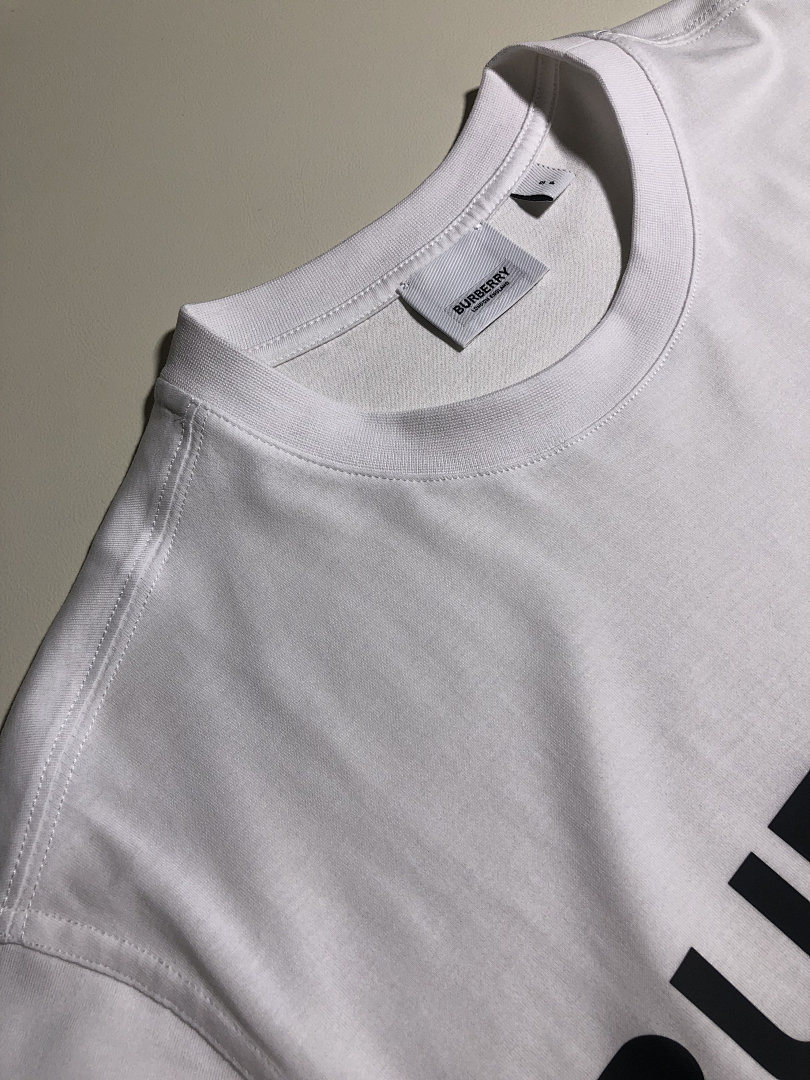 Burberry BR Print Short Sleeve (White) - Image 5