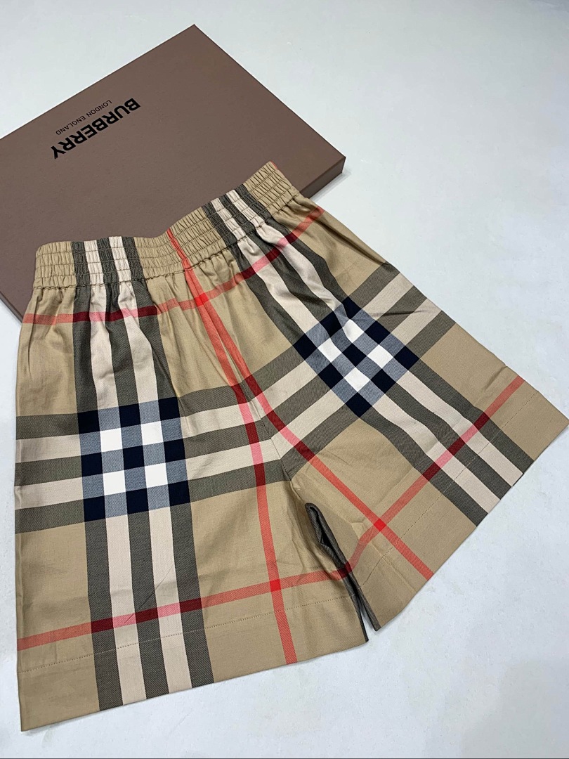 Burberry R Plaid Cotton Short (Women) - Image 7