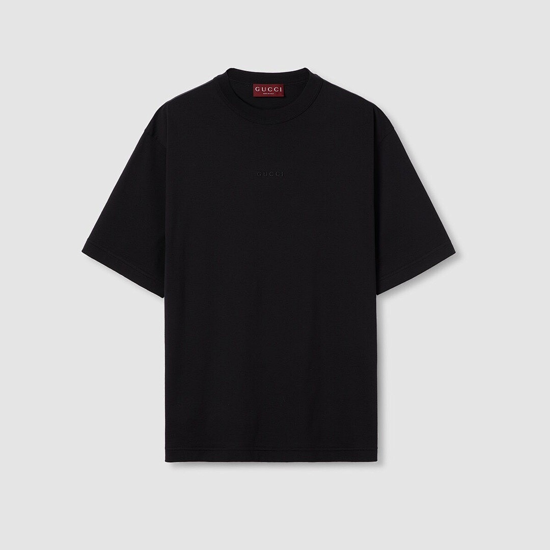 Gucci Red Blue Strap Embroidered T - Image 2
