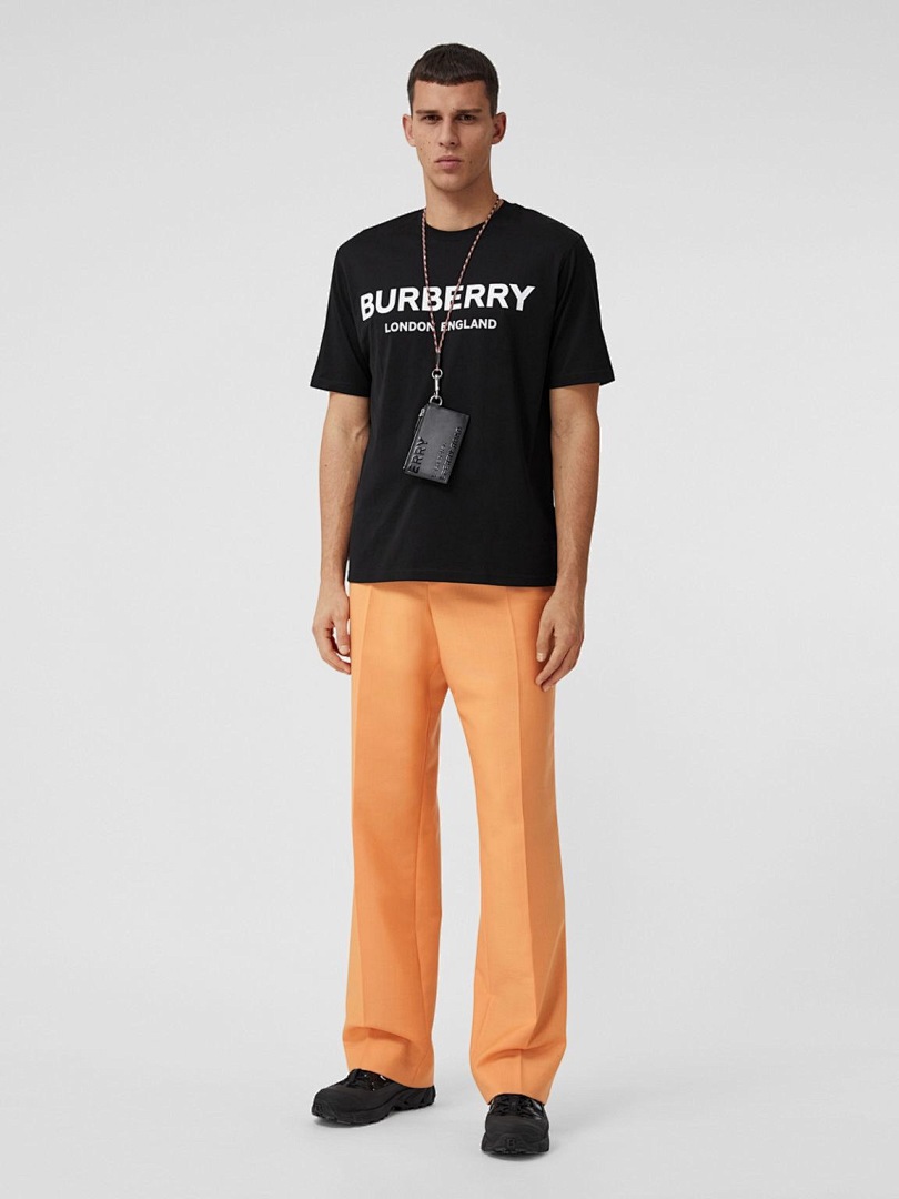 Burberry BR Print Short Sleeve (Black) - Image 8