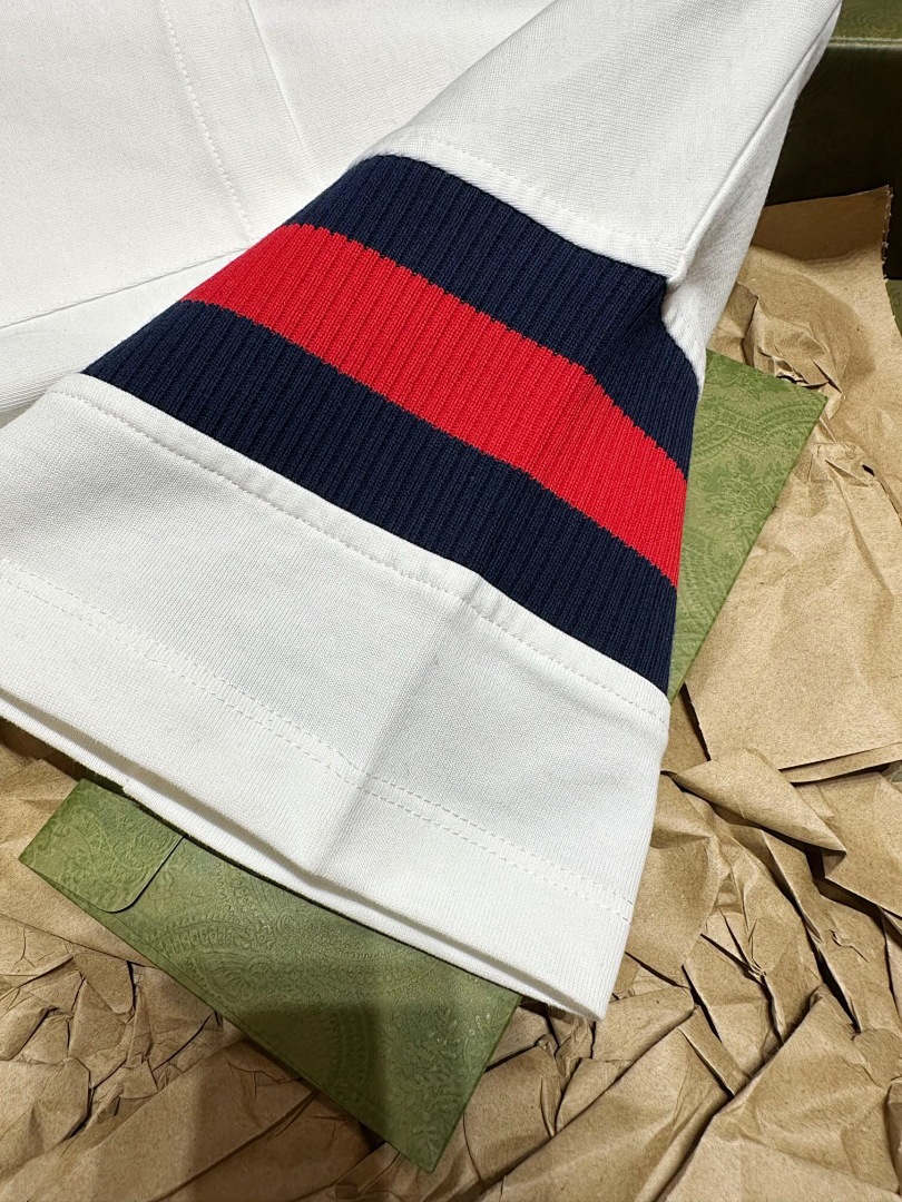 Ralph Lauren Red Blue Strap Sleeve Polo - Image 8