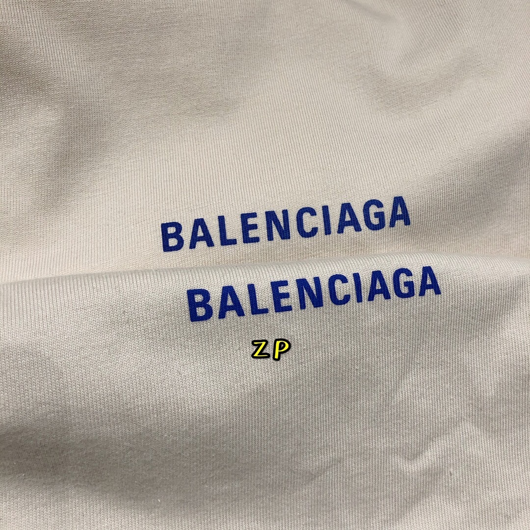 Balenciaga Blue Print Short Sleeve - Image 5