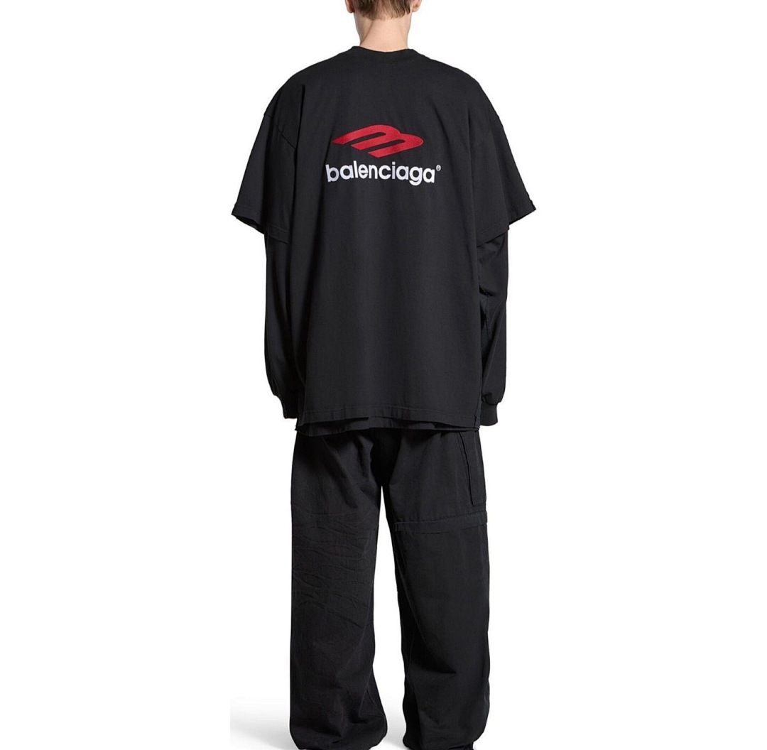 Balenciaga Gum Strap 3B Patchwork Short Sleeve - Image 15