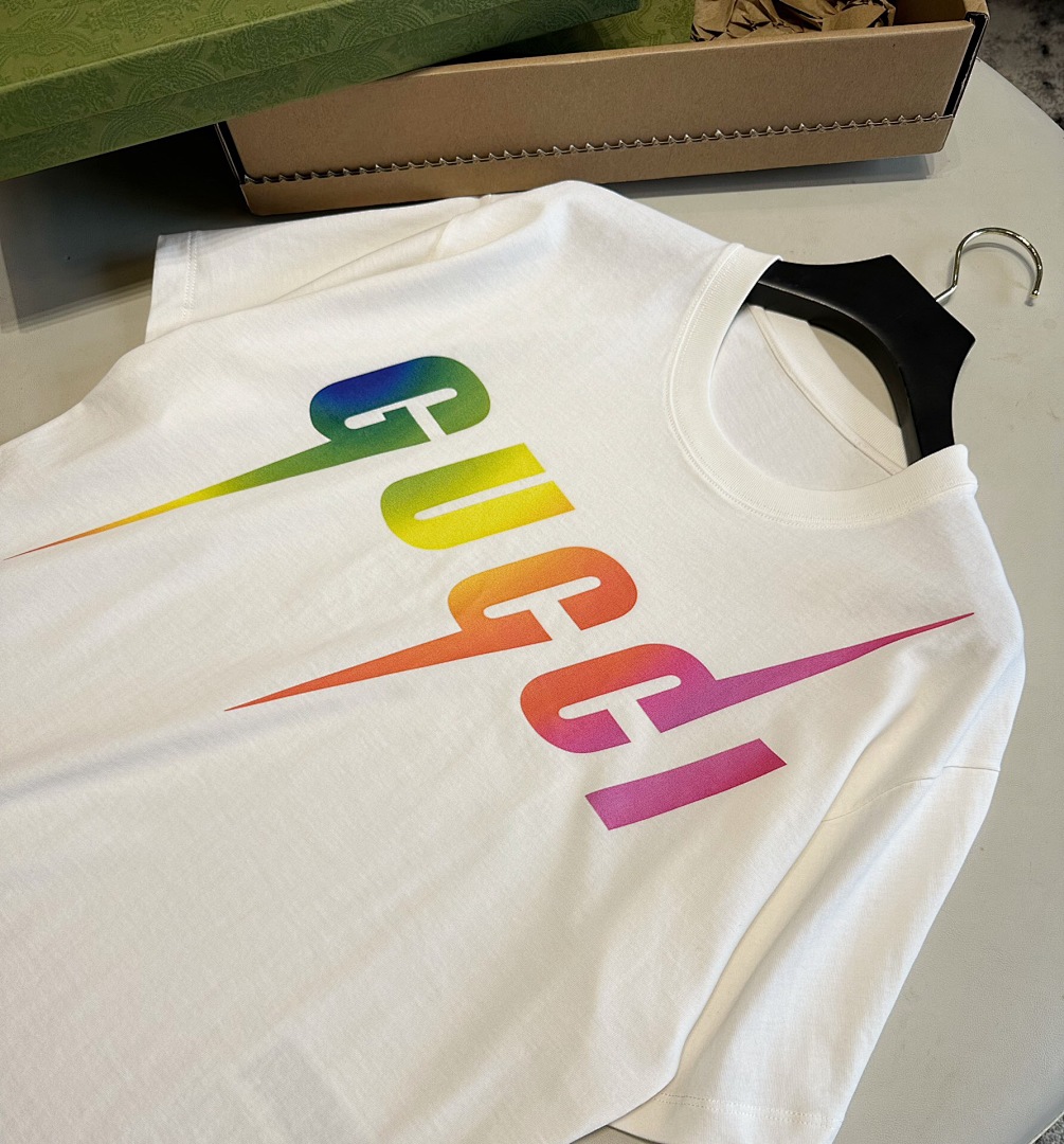 Gucci Color Electric Short Sleeve (White) - Image 3