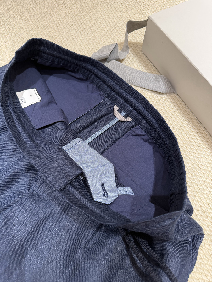 Unbranded Linen Long (Dark Blue) - Image 10