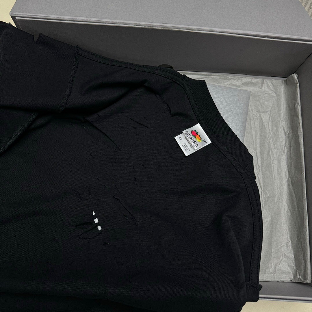 Balenciaga Short Sleeve (Black) - Image 12