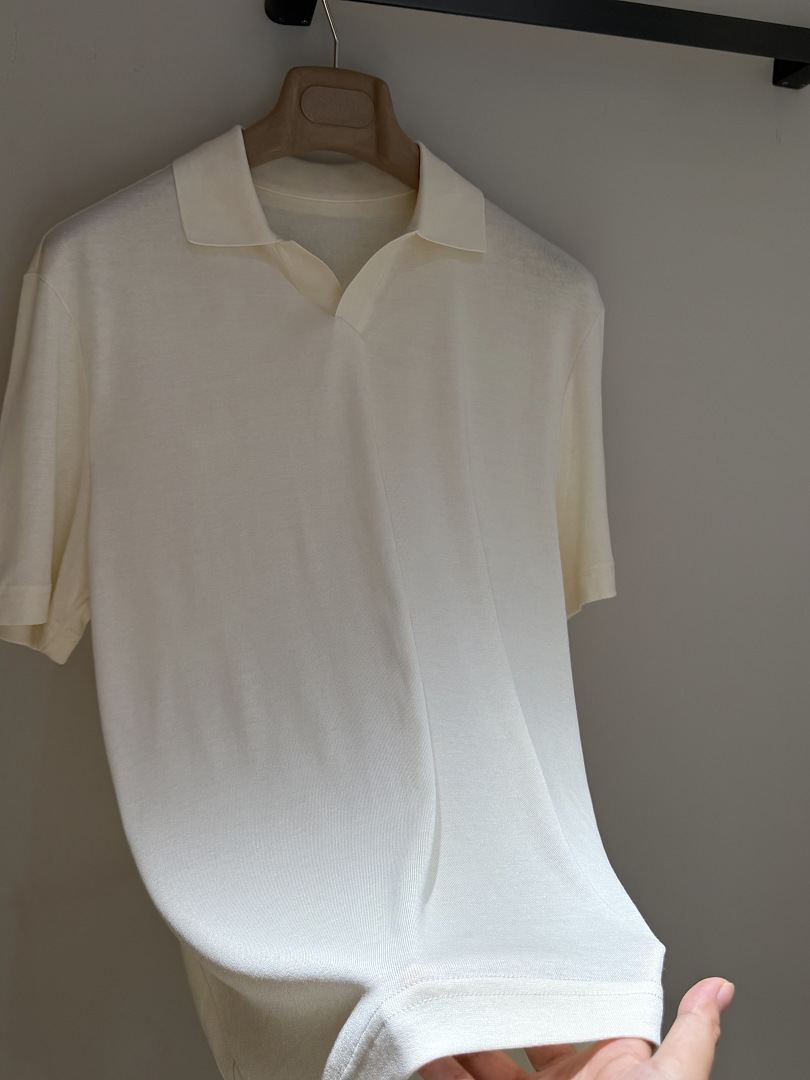Ralph Lauren Silk Cotton POLO Apricot (Cream) - Image 10