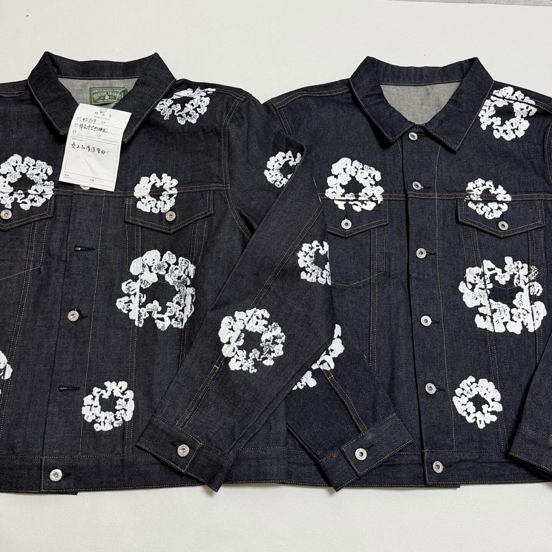 Unbranded Denim Cotton Floral (Black) - Image 17