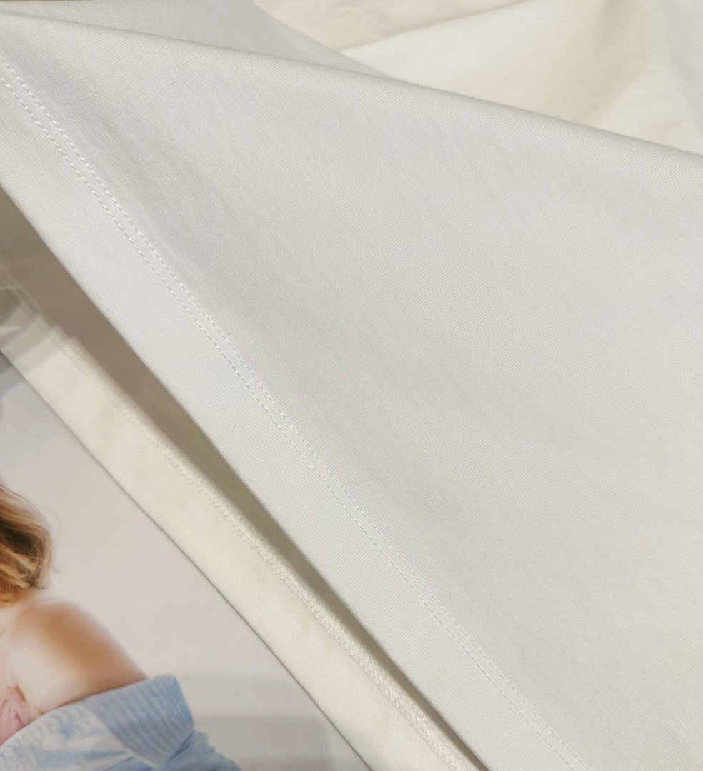 Celine C Stitching Short Sleeve (White) - Image 10