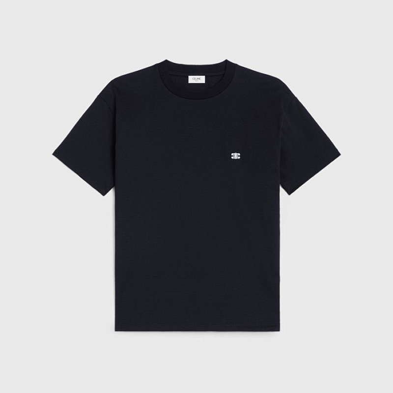 Chanel Double C Embroidered Small Label Short Sleeve (Black)